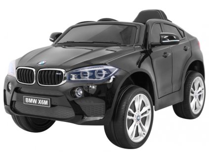BMW X6M Elektryczne Autko dla dzieci - Czarny SUV + Pilot