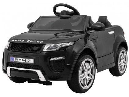 Autko Rapid Racer elektryczne dla dzieci, Czarny SUV + Pilot