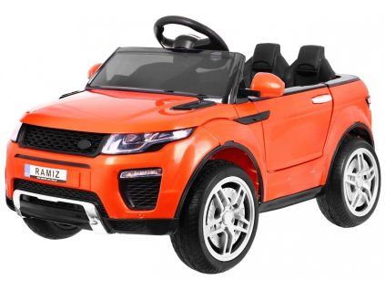 Autko Rapid Racer elektryczne dla dzieci, Pomarańczowy SUV + Pilot