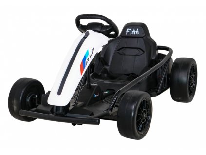 Gokart FX1 Drift Master na akumulator dla dzieci Biały + Funkcja Driftu + Koła EVA