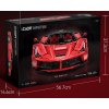 Klocki konstrukcyjne CaDA Master 4739 el. Auto Viva Hypercar dla dzieci 14+ Model 1:8 + Ruchome elementy + Gumowe opony