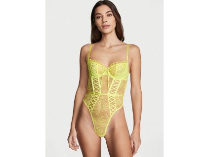 Victoria's Secret Wicked Lace Up Krajkové Teddy