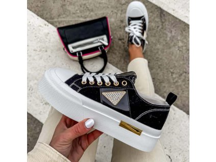 Tenisky Black Sparkle