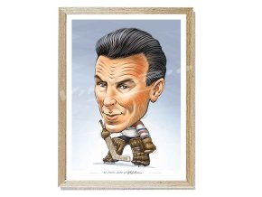 Karikatura -B.Modrý