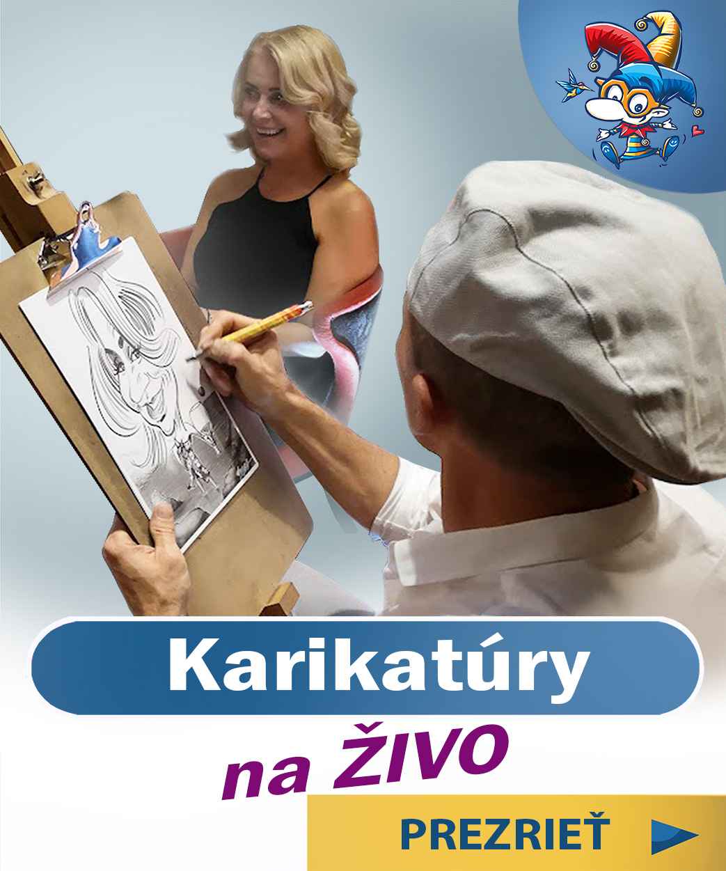 Viktorio - karikatury na Živo