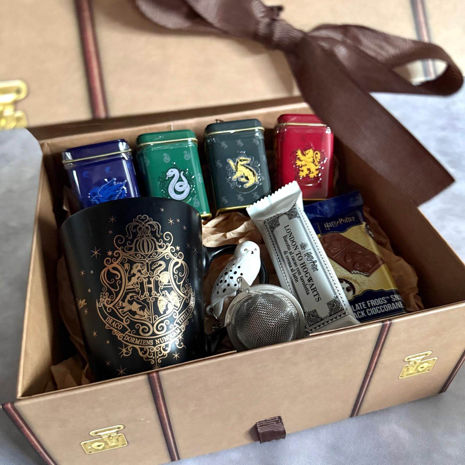 Harry Potter Teás szett – bögre, teák és Hedvig teatojás