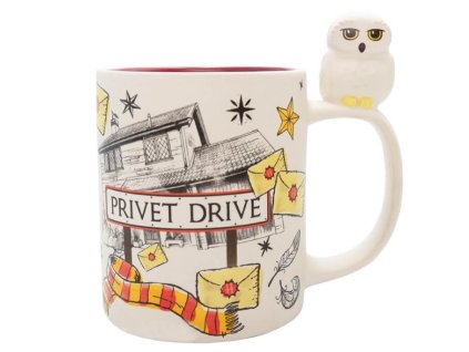 Harry Potter hrnek pricna ulice a Hedvika