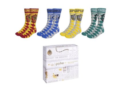 Harry Potter ponozky bradavicke koleje darkova sada Svet kouzel