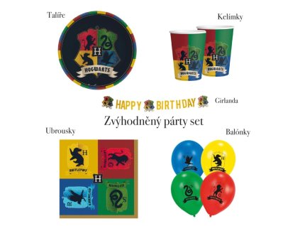 Harry Potter party set Bradavie