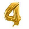 Harry Potter Foliove balonky zlata cisla 4