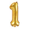 Harry Potter Foliove balonky zlata cisla 1