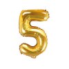 Harry Potter Foliove balonky zlata cisla 5