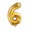 Harry Potter Foliove balonky zlata cisla 6