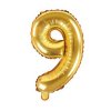 Harry Potter Foliove balonky zlata cisla 9