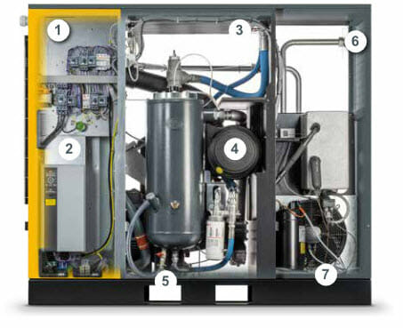 Vildman technika servisuje i kompresory.