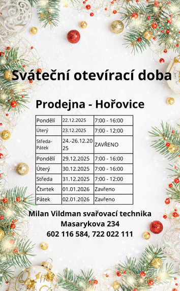 Vánoční otevírací doba