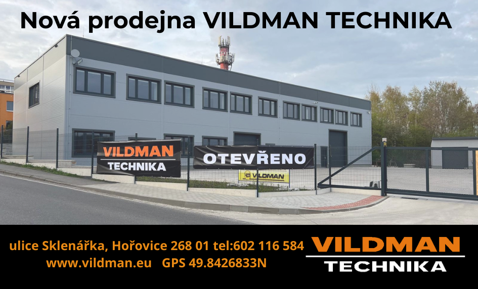 NOVÁ PRODEJNA VILDMAN TECHNIKA