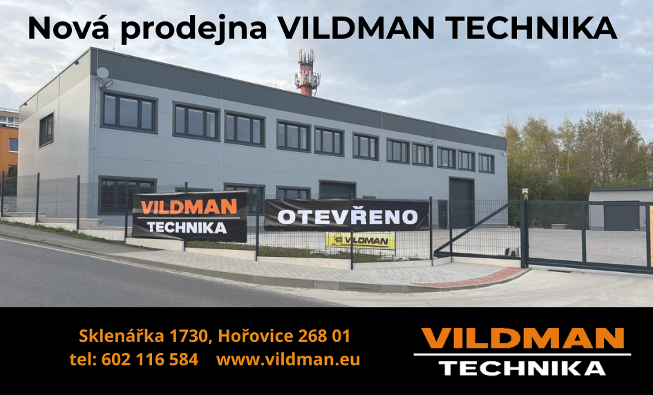 NOVÁ PRODEJNA VILDMAN TECHNIKA