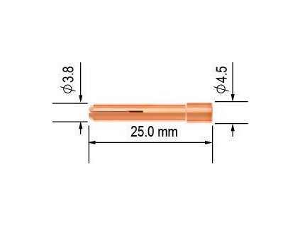 Kleštinka TIG 9/20 - 3,2 mm  Kleštinka
