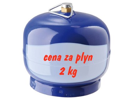 NÁPLŇ PROPAN BUTAN - 2 kg  Láhev propan butan 2 kg