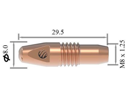 Průvlak pr. 0,8 ARC M2/M22-AM2CT08