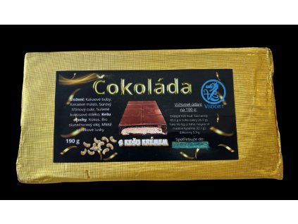 Čokoláda s kešu krémem