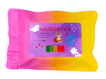 Vildortka jahodová | 100% vegan raw tyčinka