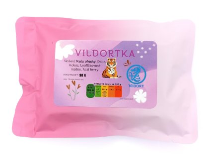Vildortka malinová | 100% vegan raw tyčinka