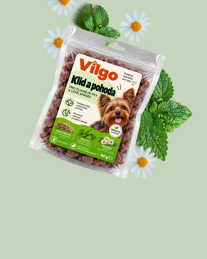 Nejprodávanější produkt pamlsky Vilgo na podporu regenerace a spánku