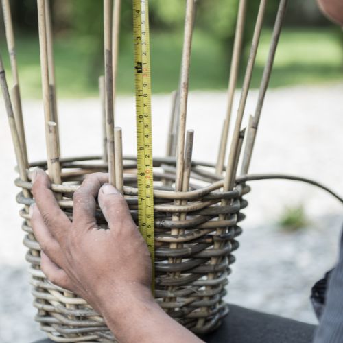 Substrát a ruce – příprava na přesazování