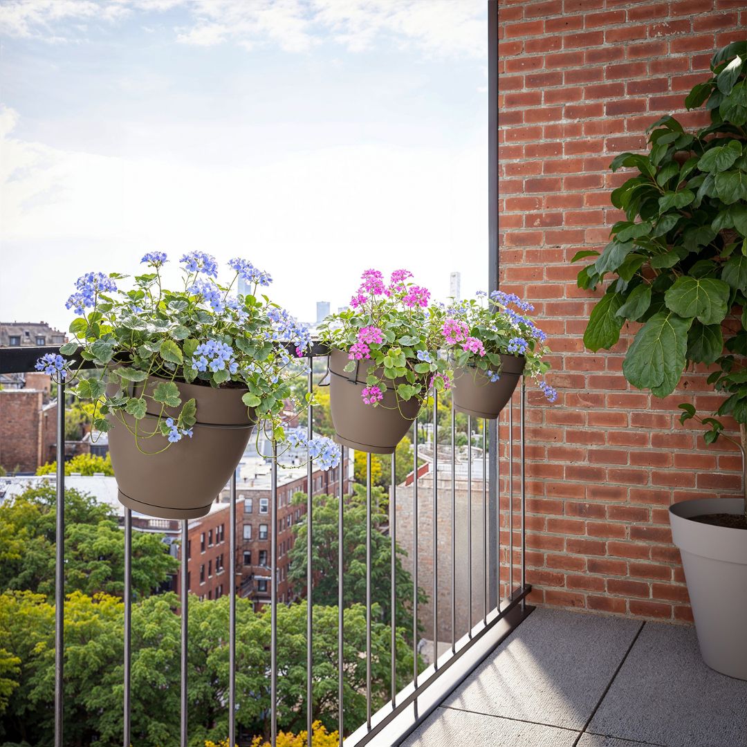 Večerní atmosféra na balkoně