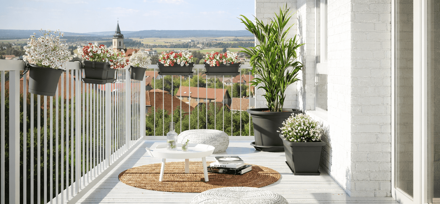 Balkón snů – jarní inspirace pro útulný a praktický balkon