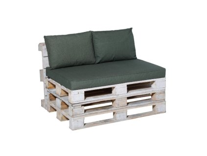 Sedák na EURO paletu 120x80cm+2 opěrky, zelená|Oxford green, OUTDOOR|Madison