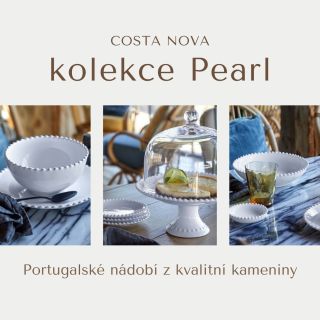 🤍 Nádobí, které neodvádí pozornost, ale drží celý stůl pohromadě. Kolekce PEARL od portugalské Costa Nova funguje přesně...