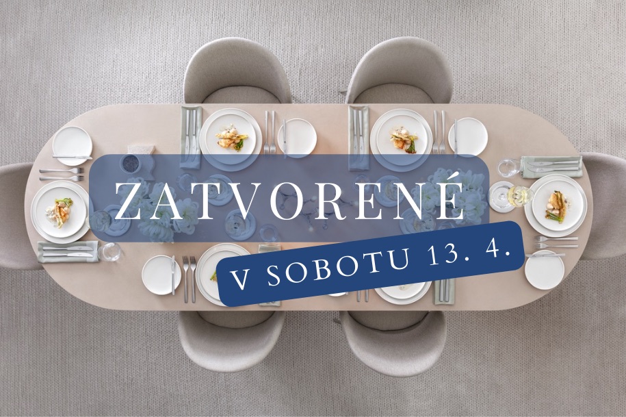 V sobotu 13. 4. bude zatvorená predajňa