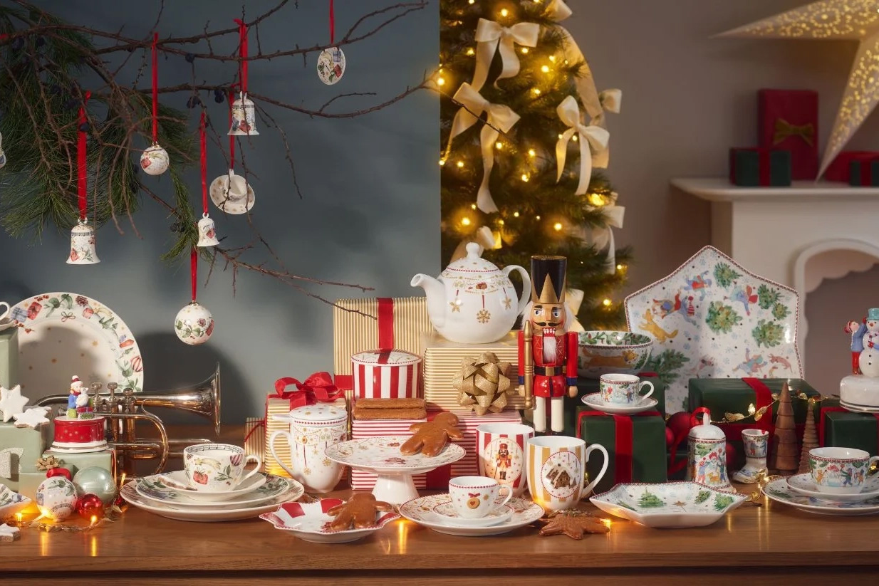 Vianočná kolekcia Hutschenreuther: Porcelán s rukopisom výtvarníčky Renáty Fučíkovej