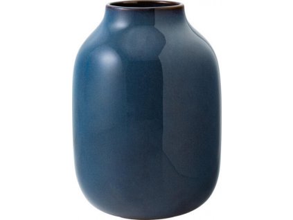 13983 vaza nek bleu uni 15 5 x 22 cm lave home