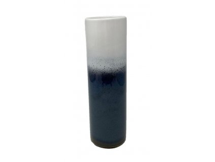 13992 vaza cylinder bleu 7 5 x 25 cm lave home