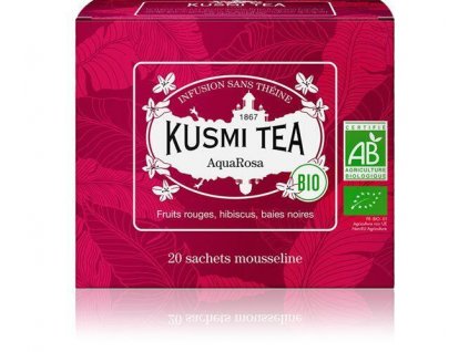 14649 aquarosa bio ovocny caj 20 vrecusok kusmi tea