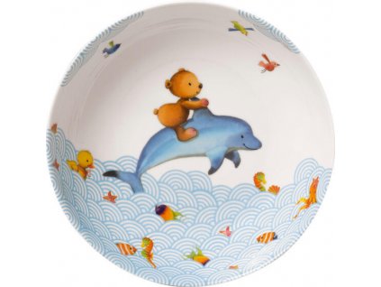 15321 detsky hlboky tanier 18 5 cm happy as a bear