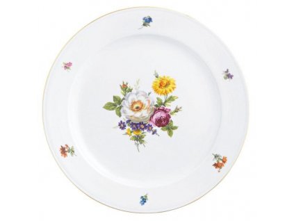 15831 furstenberg bunte blumen plytky tanier 26 cm