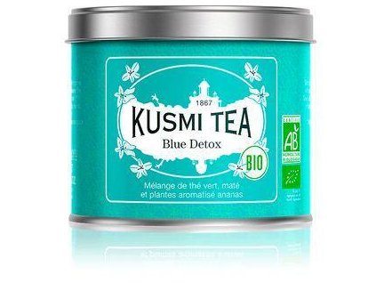 16230 blue detox bio zeleny caj 100 g kusmi tea