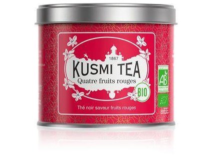 16308 four red fruits bio cierny caj 100 g kusmi tea