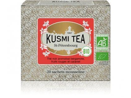 16317 st petersburg bio cierny caj 20 vrec kusmi tea