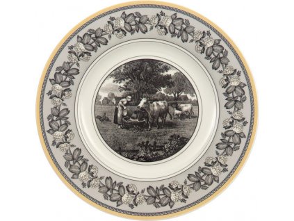 1896 dezertny tanier 22 cm audun ferme