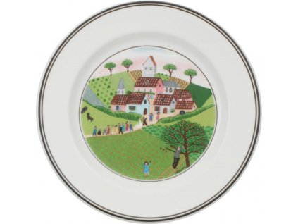 19497 tanier na chlieb maslo 17 cm mlyn svadba naif