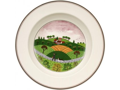 19662 hlboky tanier 21 cm polovnik design naif