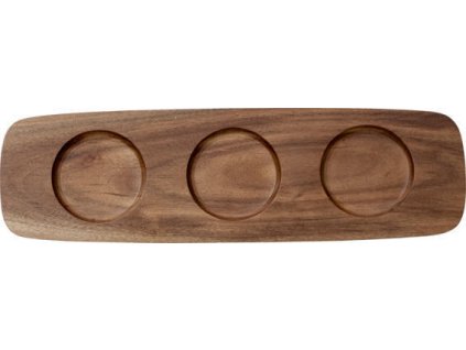 23901 dreveny podnos na misky na dip artesano original