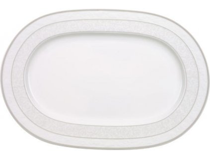 24270 ovalny tanier 35 cm gray pearl