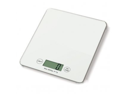 Kuchynská digitálna váha, biela, 5 kg Weis